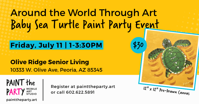 Around the World Through Art Baby Sea Turtle 1