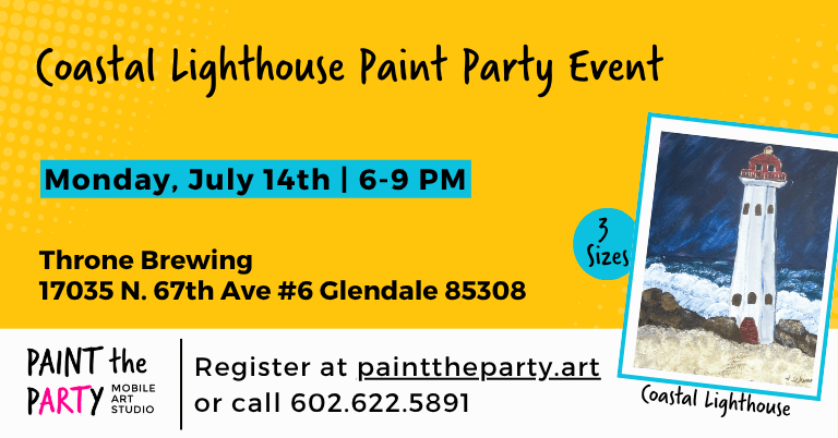 Coastal Lighthouse Paint Party Event (2)