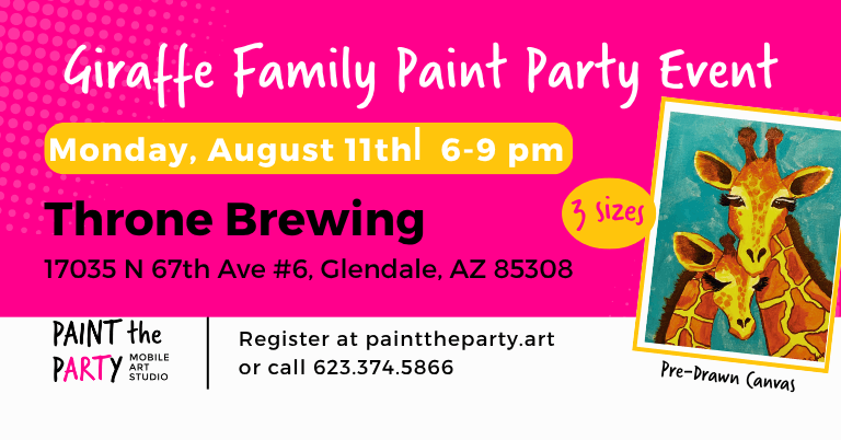 Color Our World Summer Reading Program Arizona Sunset Paint Class (1)