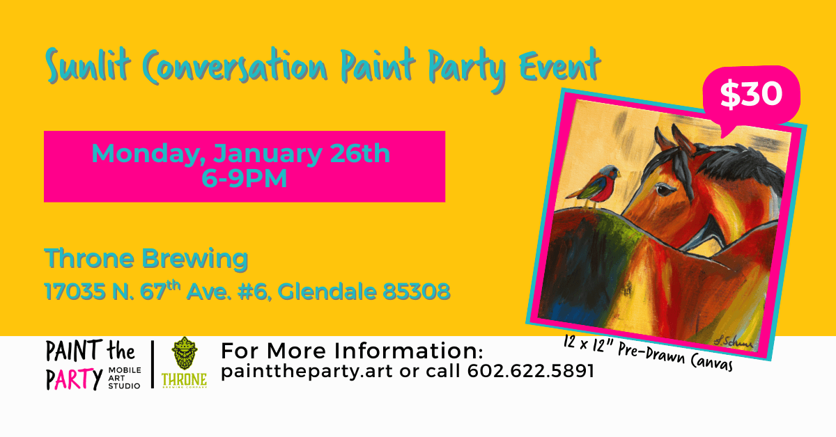 _Sunlit Conversation Paint Party Event