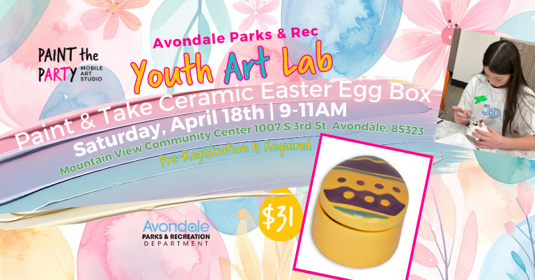 Art Lab Ceramic Boxes Paint Class