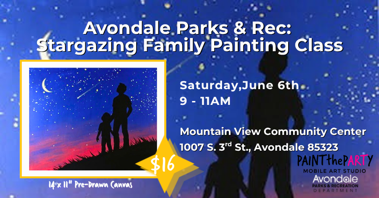 Stargazing Family Painting Class