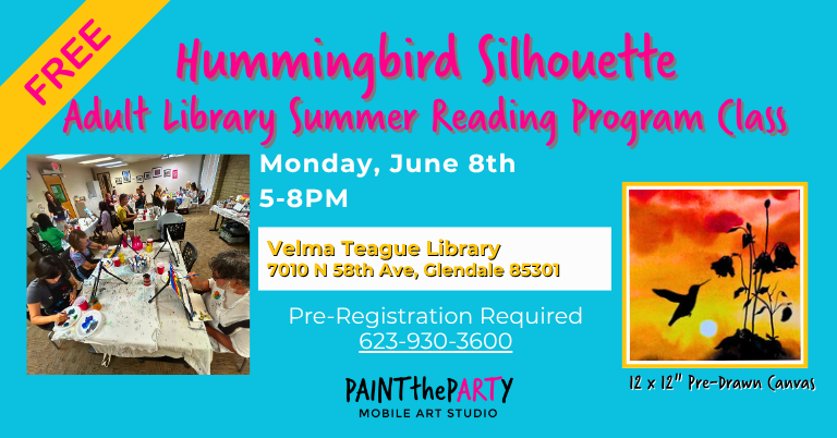 Hummingbird Silhouette Adult Library Summer Reading Program Class Hummingbird Silhouette Adult Library Summer Reading Program Class