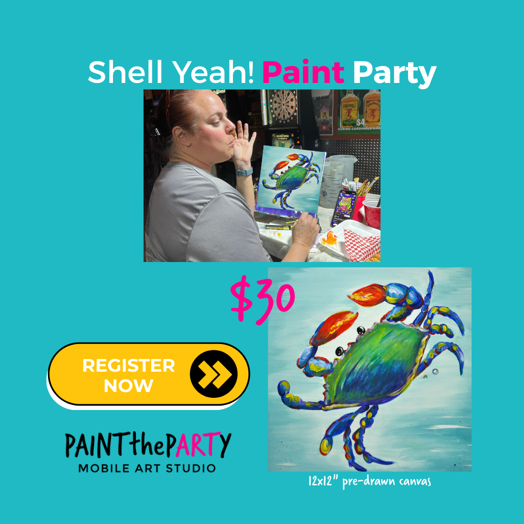 Shell Yeah! Paint Party Ad Creative